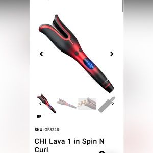CHI Lava 1 in Spin N Curl
